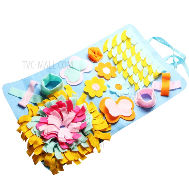 Splicing Flowers Fun Training Interactive Sniffing Foraging Pad for Dog-6