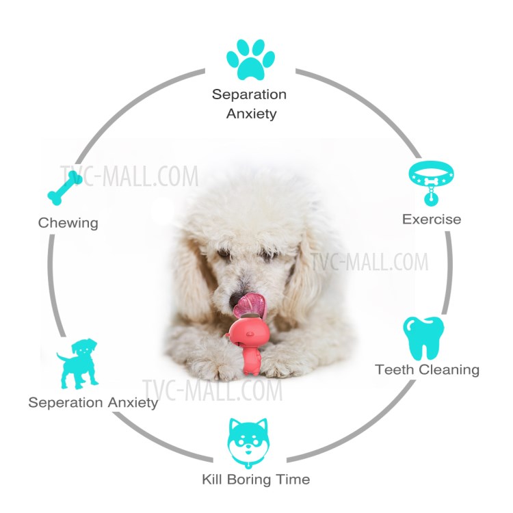Pet Toys Chew Toys Dog Puppy Pig Shaped Chew Dog Toys Pet Accessories - Red-7
