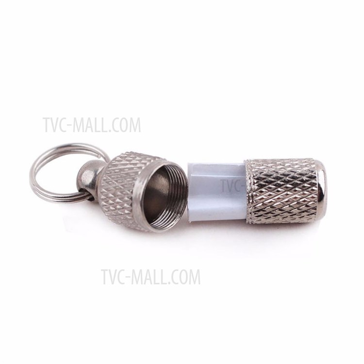 2PCS Собаки Животное Анти-потерянная Форма Имени ID Адрес Тег Цилиндр Собака ID Тег Ошейник Кулон-5