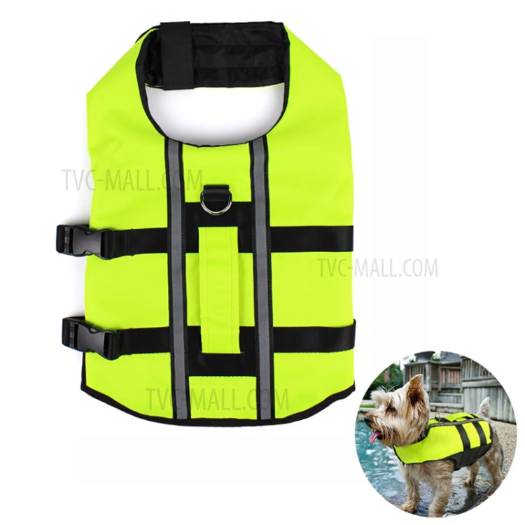 Airbag Dog Life Jacket Foldable Inflatable Pet Swimming Life Vest, Size S