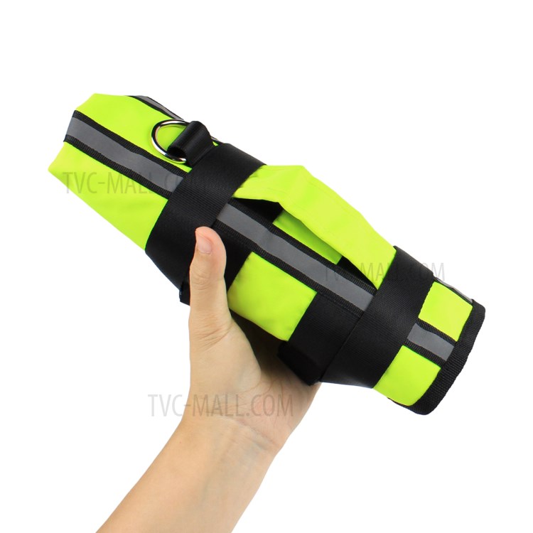 Foldable Dog Life Jacket Inflatable Airbag Pet Life Vest, Size M