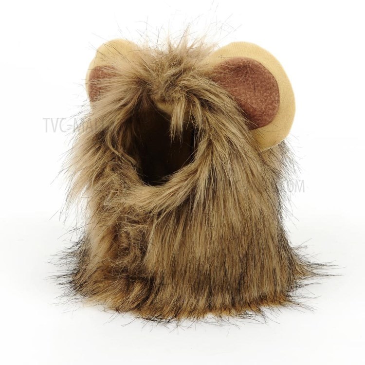 Lion Headgear Decorative Hat Dog Cat Costume, Size: M-5