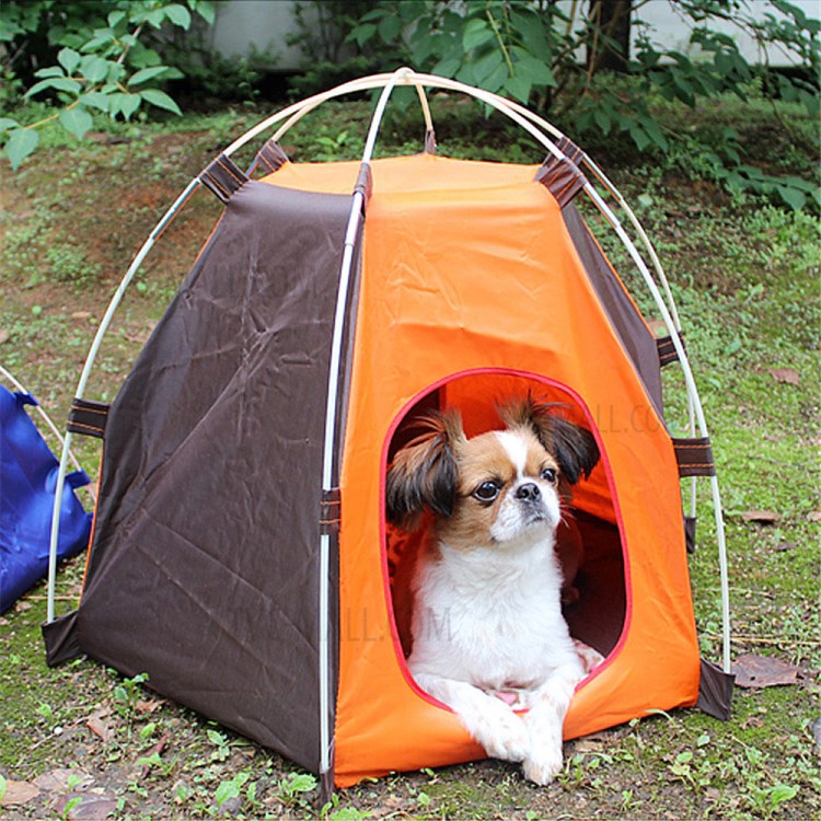 Outdoor Pet Camping Tent Portable Dog Cat Puppy House Tent