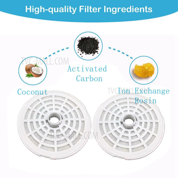 3Pcs/Set Pet Water Fountain Filter Cat Dog Water Dispenser Cotton Activated Carbon Pad-3
