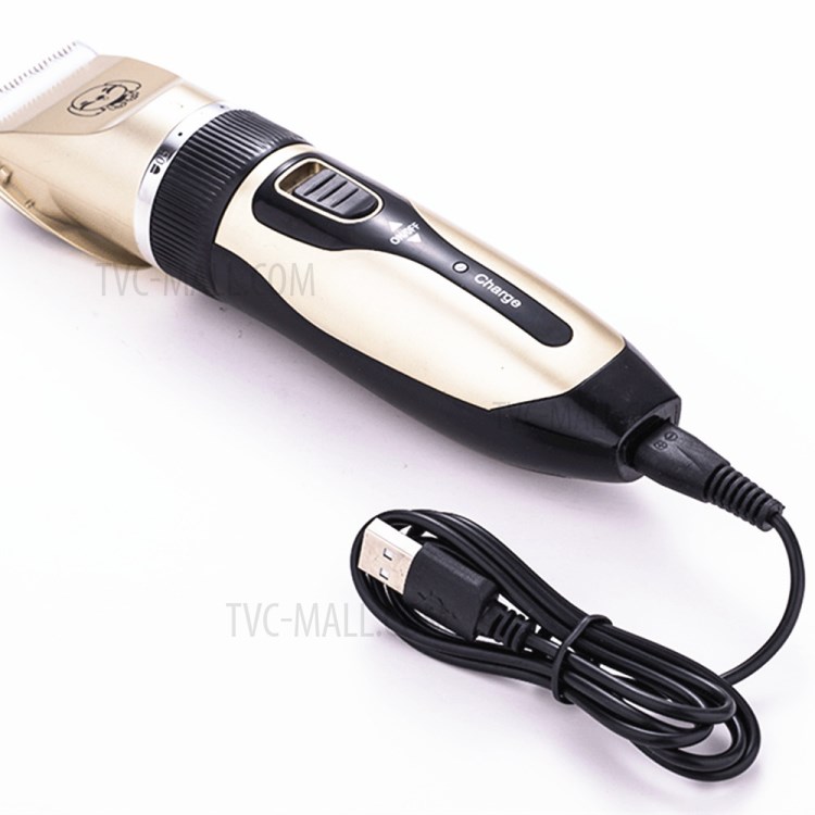 Pet Cat Dog Hair Shaver USB Rechargeable Low-noise Pet Hair Trimmer Pet Grooming Tool-2