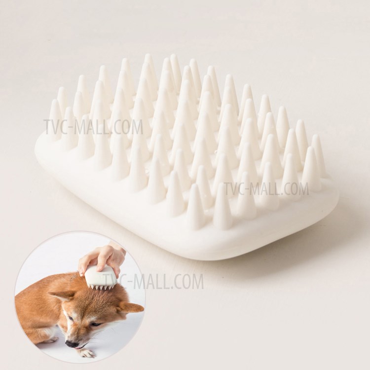 XIAOMI YOUPIN Silicone Washable Cat Dog Grooming Shedding Massage Comb Bath Brush-1