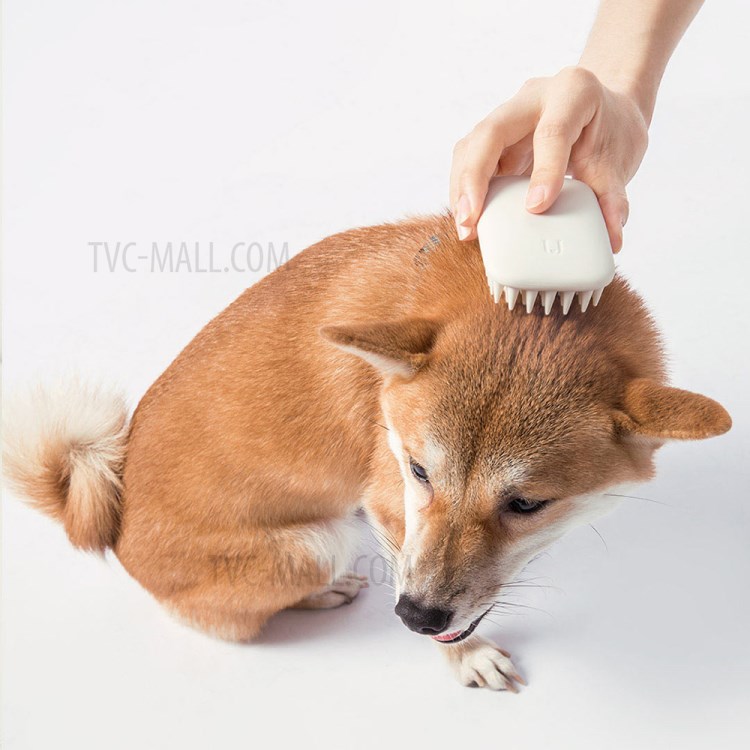 XIAOMI YOUPIN Silicone Washable Cat Dog Grooming Shedding Massage Comb Bath Brush-4