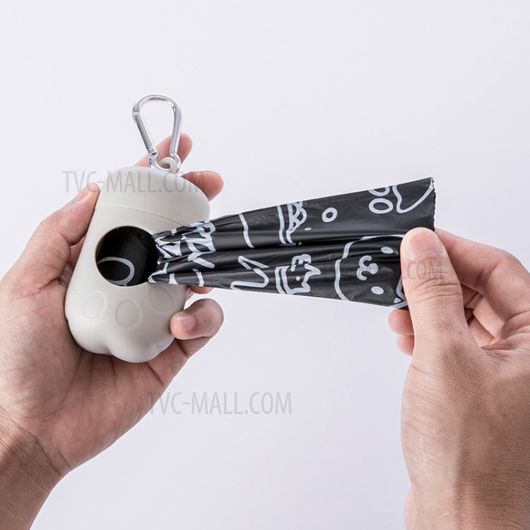 YOUPIN JORDAN & JUDY JJ-PE0010 Pet Dog Waste Poop Bag Shoveling Poop Capsule Tube Dispenser Pick-up Bag-2