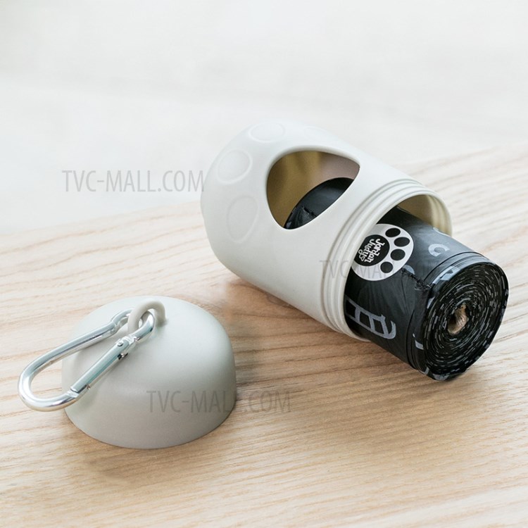 YOUPIN JORDAN & JUDY JJ-PE0010 Pet Dog Waste Poop Bag Shoveling Poop Capsule Tube Dispenser Pick-up Bag-3