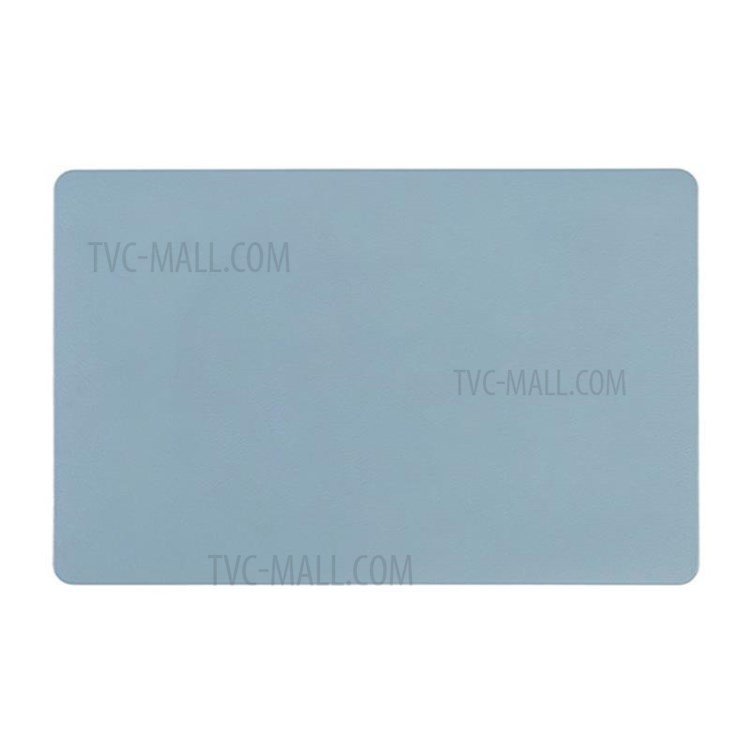 Nordic Style Leather Western Meal Pad Bowl Mat Plate Placemat Waterproof Heat Insulation Table Mat - Blue-9