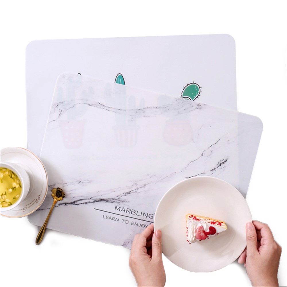 YFR13209A Silicone Marble Pattern Coffee Cup Mat Heat Insulation Table Bowl Pad Coaster Plate Placemat-2