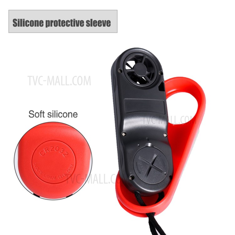 WINTACT WT816A 30m/s Digital Anemometer Tester Portable Handheld Wind Speed Temperature Measure Tool Air Velocity Meter-7