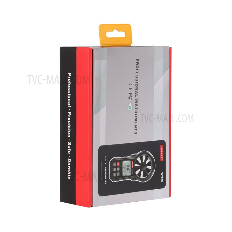 WINTACT WT87B Digital Anemometer Thermometer Tester Portable Handheld Wind Speed Meter with USB Bluetooth-12