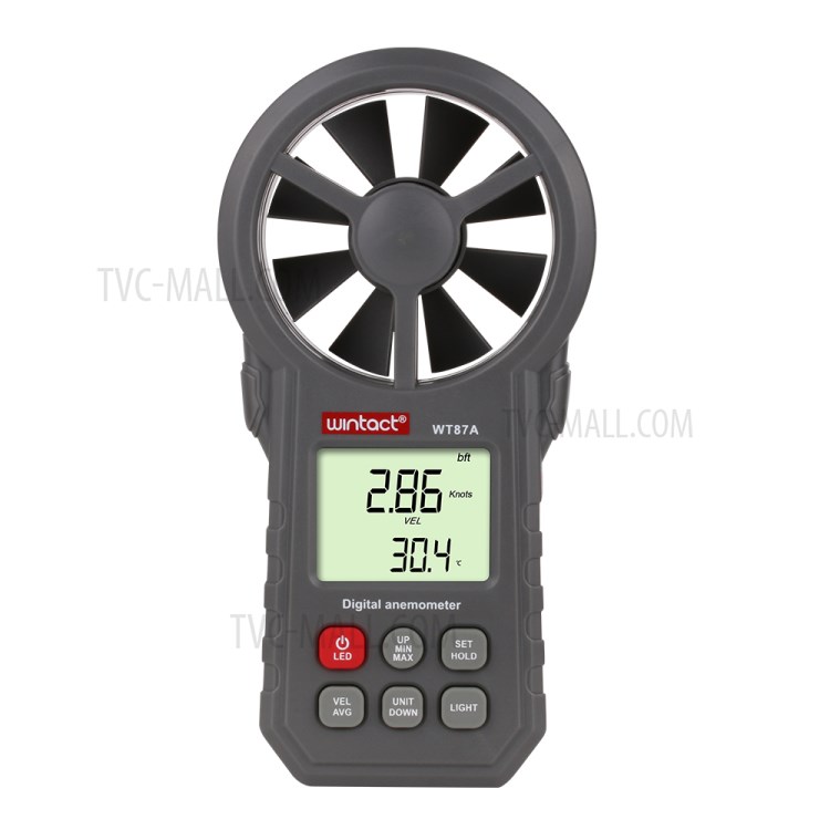WINTACT WT87A Portable Digital Anemometer Tester Handheld Wind Speed Air Volume Temperature Meter-2