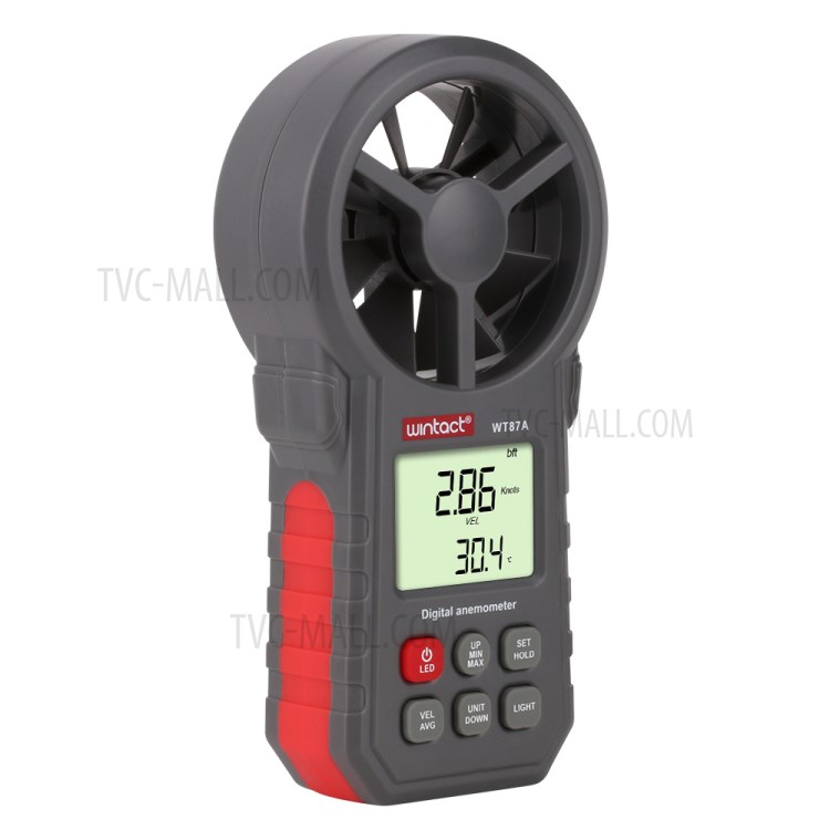 WINTACT WT87A Portable Digital Anemometer Tester Handheld Wind Speed Air Volume Temperature Meter-3
