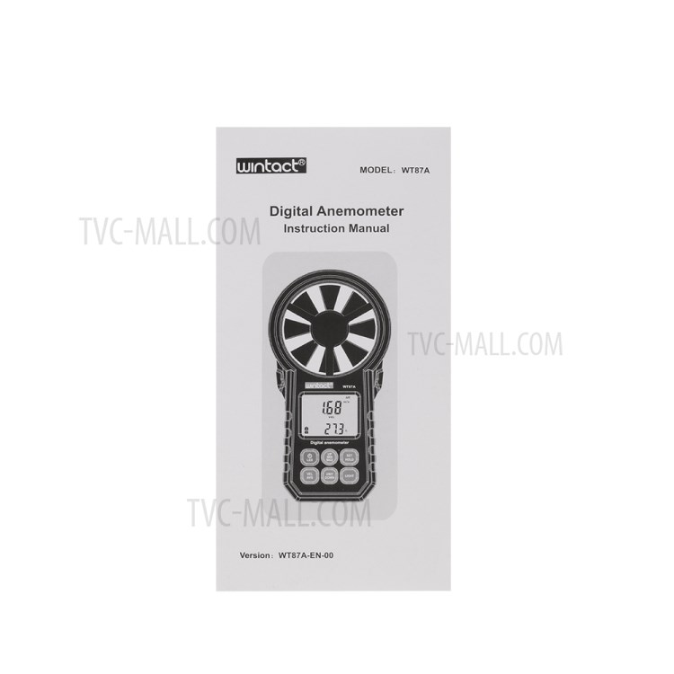 WINTACT WT87A Portable Digital Anemometer Tester Handheld Wind Speed Air Volume Temperature Meter-8