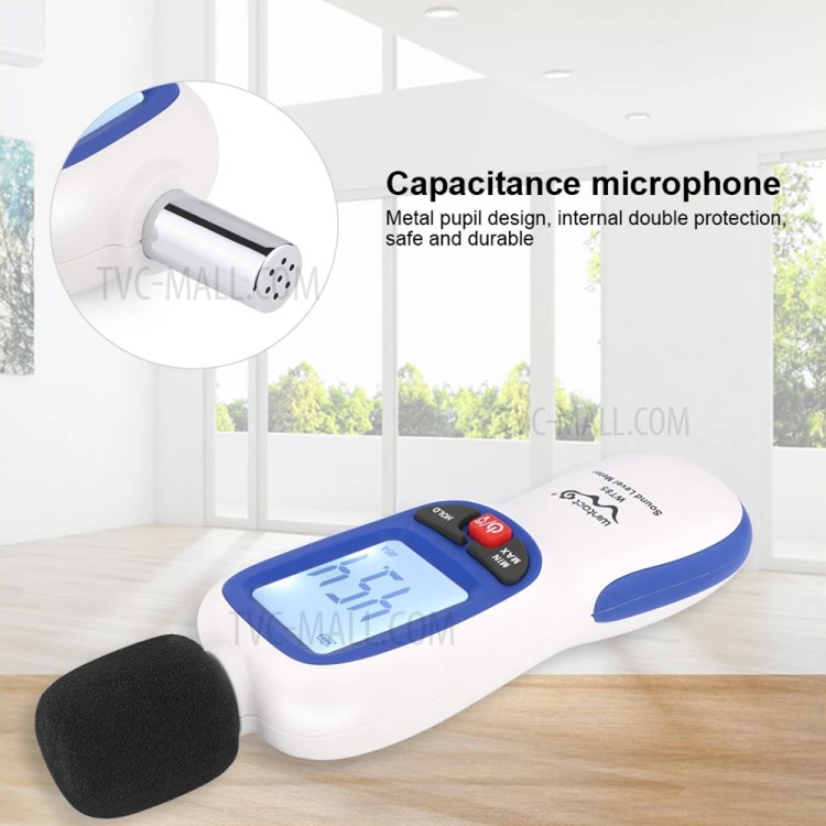 WINTACT WT85 Mini Digital Sound Level Meter Noise Decibel Detector Tool-2