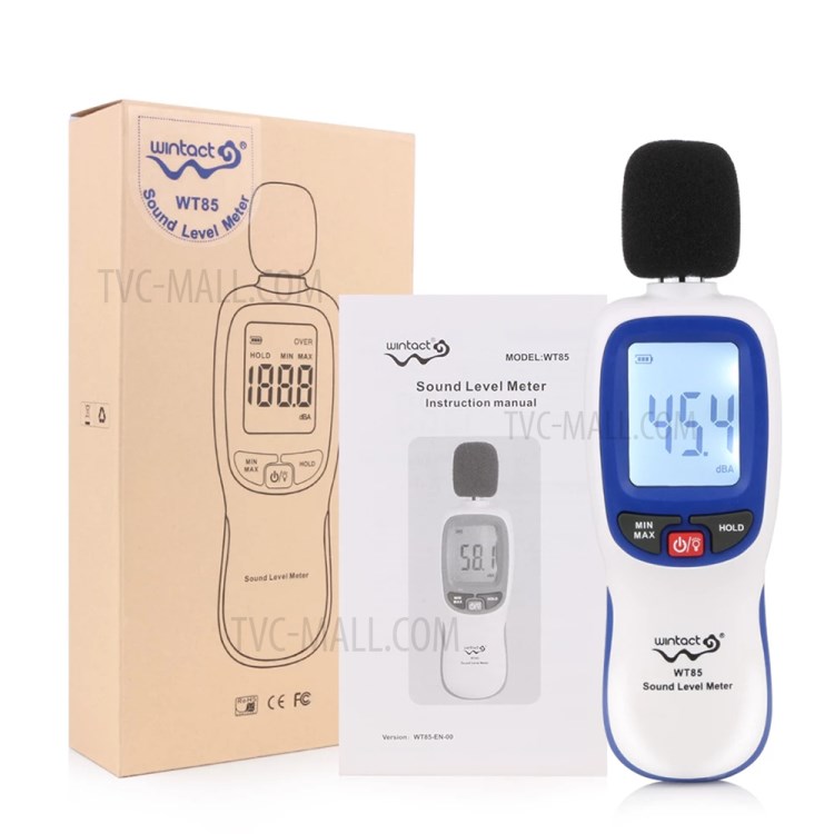 WINTACT WT85 Mini Digital Sound Level Meter Noise Decibel Detector Tool-20