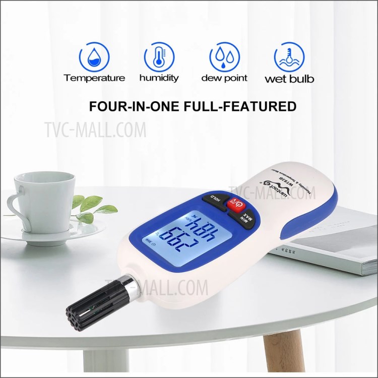 WINTACT WT83 Digital Humidity Temperature Meter High Precision Hygrometer Thermometer-4