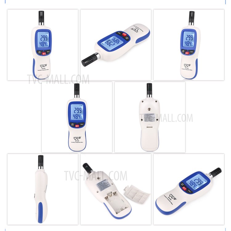 Wintact WT83 Digitale Luftfeuchtigkeitstemperatur Messgerät Hochgenauiges Hygrometer -thermometer-7