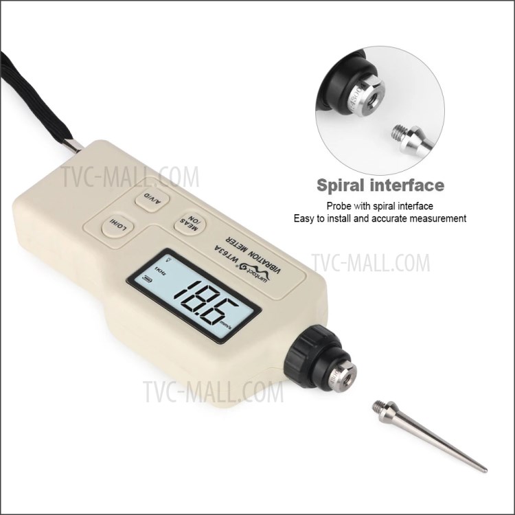 RZ WT63A Vibration Analyzer Digital Vibration Meter Handheld Vibration Tester-6