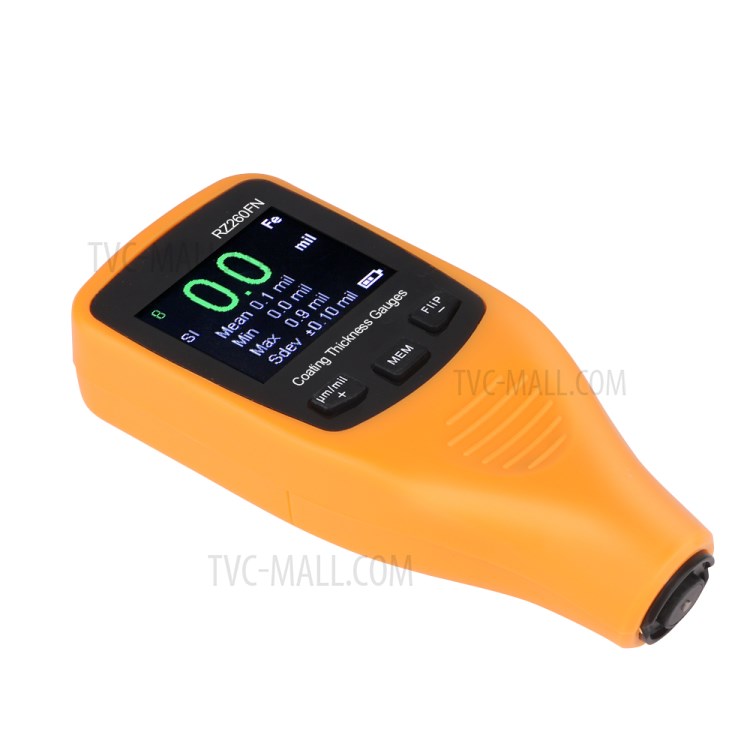 RZ RZ260FN Hand-held Digital Coating Thickness Gauge Tester 0-1250um Paint Thickness Measurement Tool-11