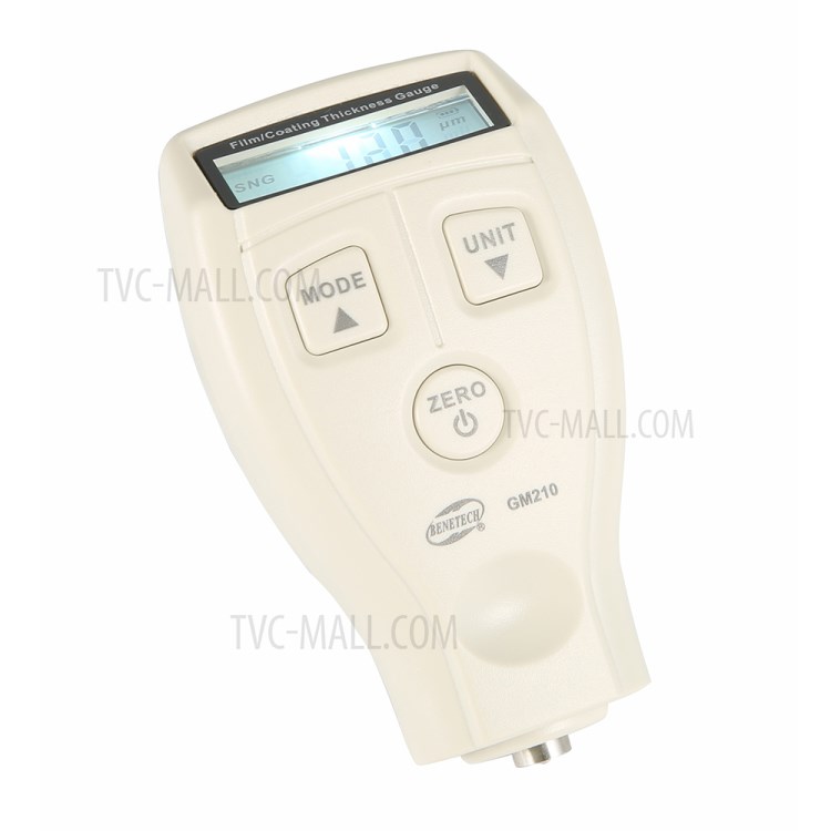 BENETECH GM210 Mini Digital Coating Thickness Gauge 0-1800um Paint Film Thickness Measurement Tool-1