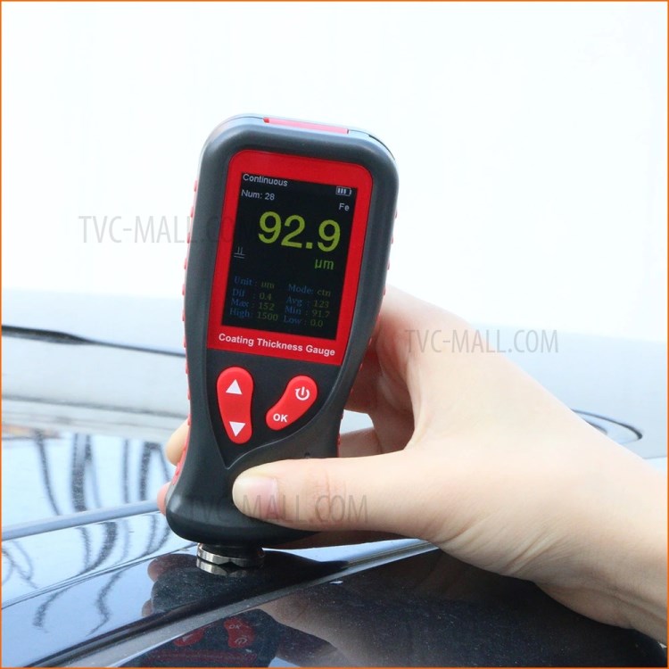 BENETECH GT230 Hand-held Digital Coating Thickness Gauge Rechargeable 0-1300um Paint Film Thickness Tester Measurement Tool-7