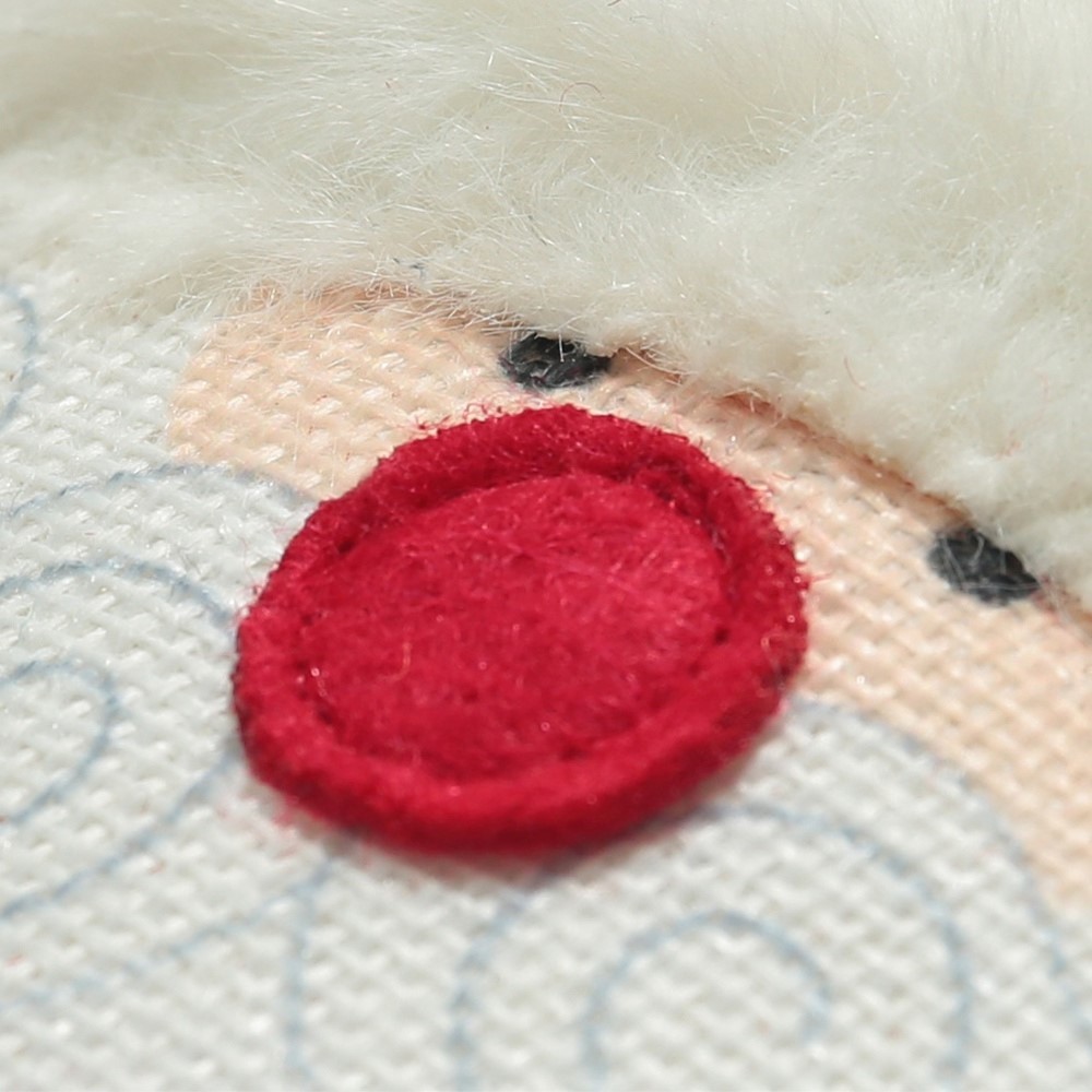 Embroidery Snowman/Santa Claus Christmas Bottle Cover Wine Bottle Sweater Party Decoration - Santa Claus-7
