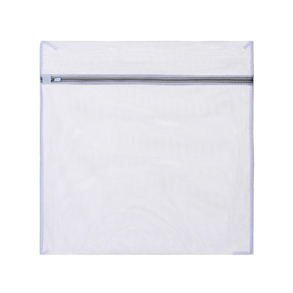 MM-X001 60x60cm Polyester Mesh Laundry Bag Zippered Wash Bags Coarse Net Laundry Basket for Washing Machines-1