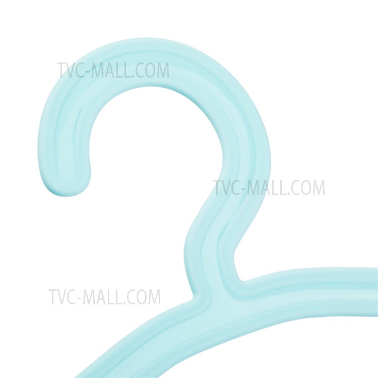 XIAOMI YOUPIN JORDAN&JUDY CF011 Plastic Cloth Notched Hangers Clothing Hangers Ideal for Dress Clothes Coats Jackets Pants Shirts Skirts - Blue-2