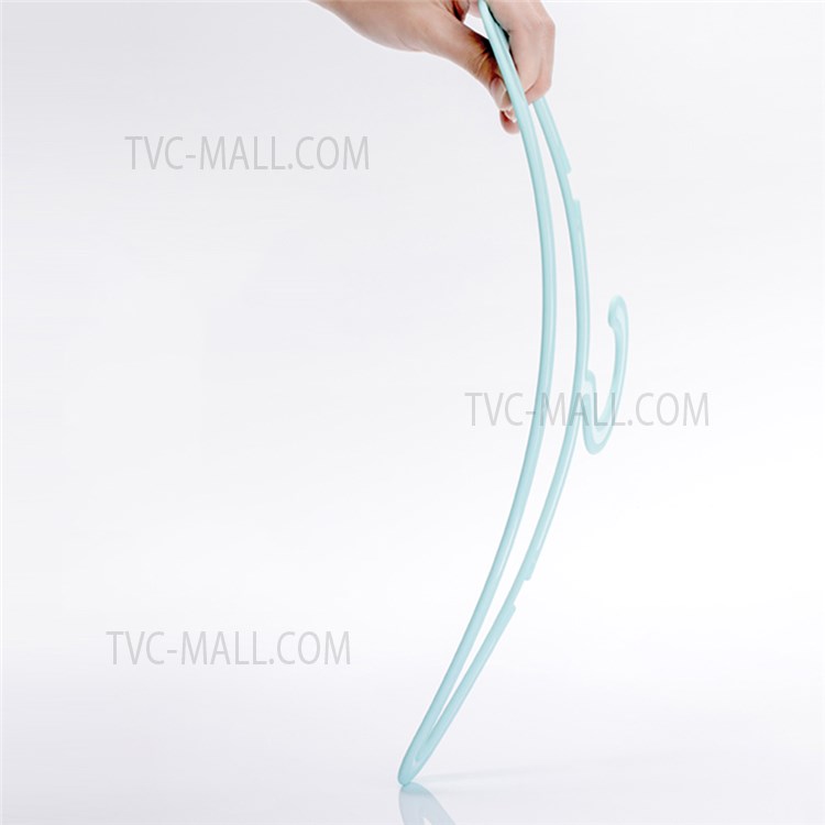 XIAOMI YOUPIN JORDAN&JUDY CF011 Plastic Cloth Notched Hangers Clothing Hangers Ideal for Dress Clothes Coats Jackets Pants Shirts Skirts - Blue-6