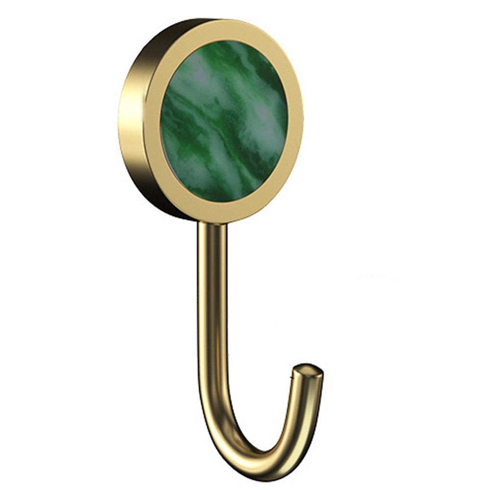 Nordic Round Hook Living Room Decoration Adhesive Hanger Key Hook Wall Hanger - Blackish Green-1