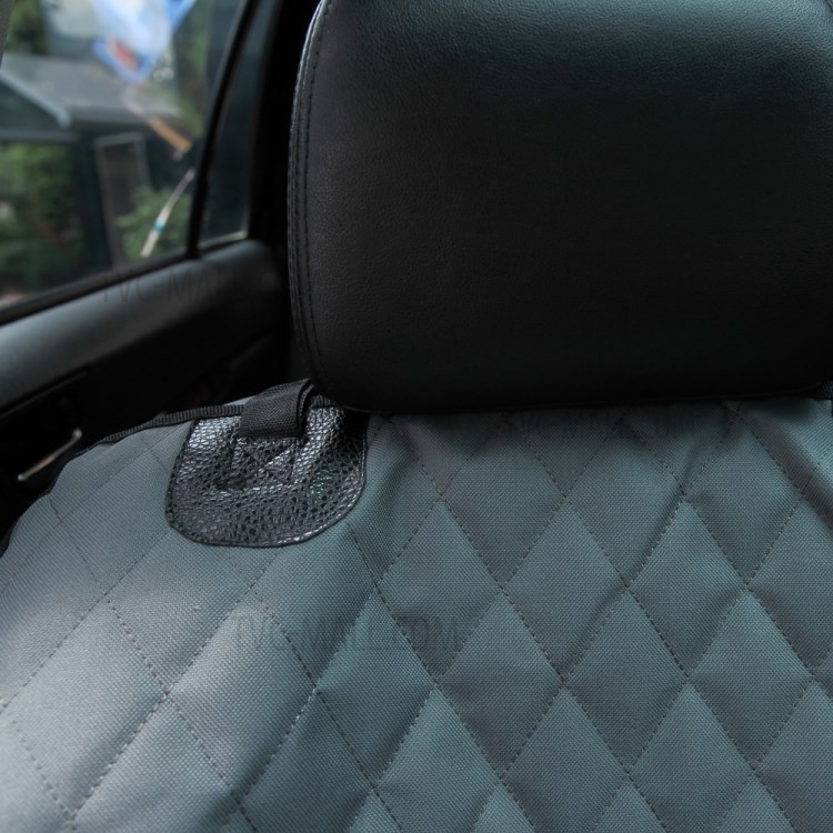 Pet Mat Waterproof Dog Car Seat Cover Protector Pad Cushion Bag - Grey-9