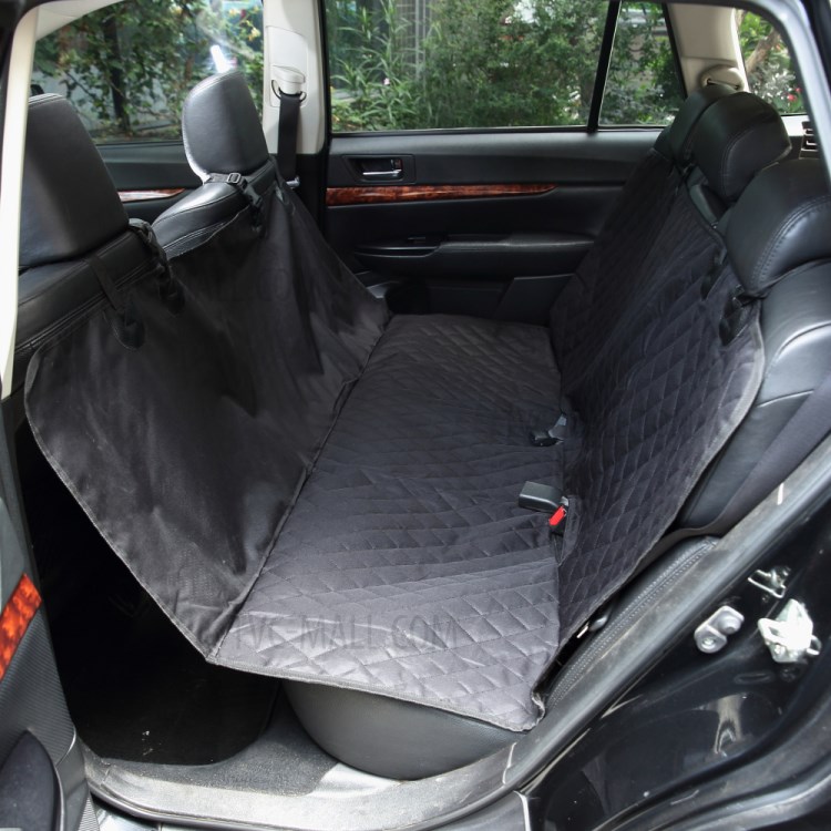 Waterproof Pet Mat Car Back Seat Dog Protector Pad Cushion - Black-2