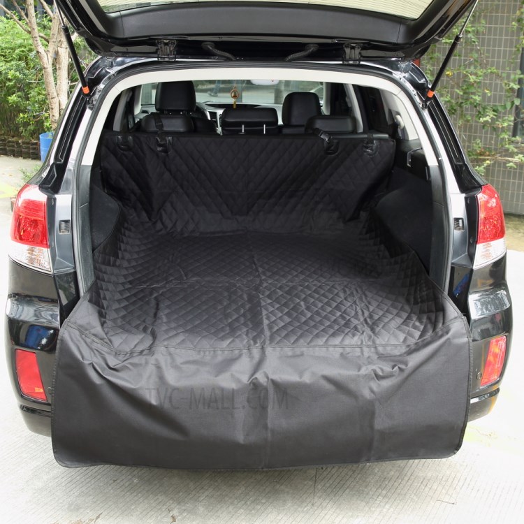 Pet Mat Waterproof Car Trunk Dog Protector Pad Cushion - Black-2