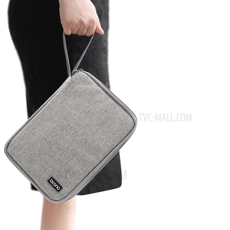 BAONA BN-D002 Digital Accessories Storage Bag Thickening for Data Line USB Flash Disk etc. - Grey-4