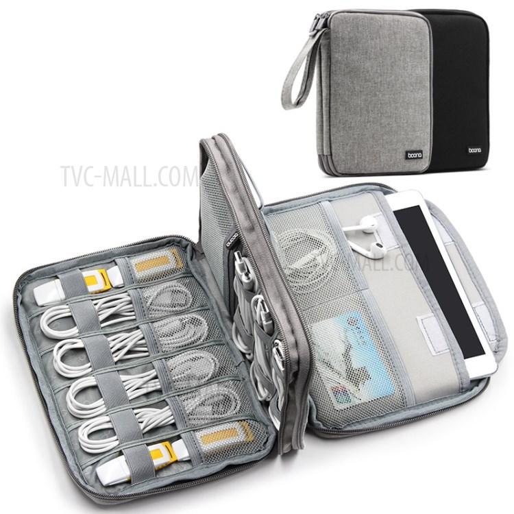 BAONA BN-D002 Digital Accessories Storage Bag Thickening for Data Line USB Flash Disk etc. - Grey-6