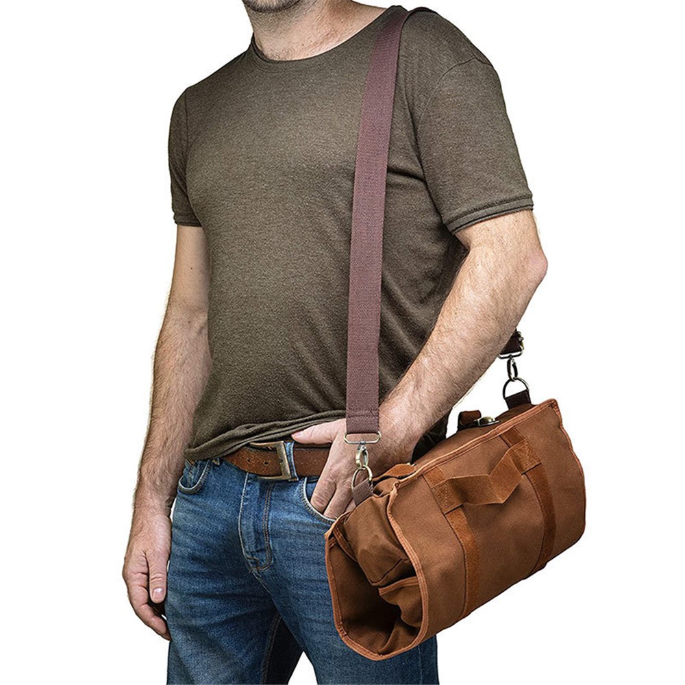 WESSLECO Portable Bartender Bartending Tools Storage Bag Bar Wine Tools Tote Crossbody Bag-5