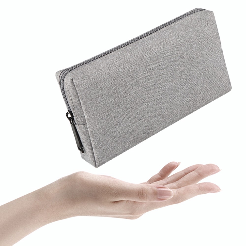 DY07 Digital Accessories Storage Bag Portable Waterproof USB Cable Earphone Charge Organizer - Black-3