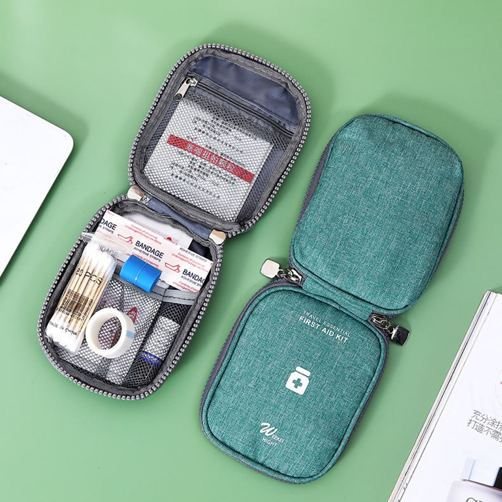TB-0623 Medicine Bag Pill Storage Medication Pill Box Case Travel Medicine Storage Box Bag, Size: S - Purple-2