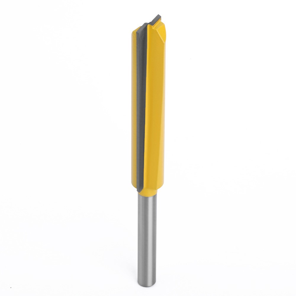4PCS 8mm Shank Wood Trimmers Router Hard Metal Cutter Woodworking Long Plunge Knife with Plastic Box-9