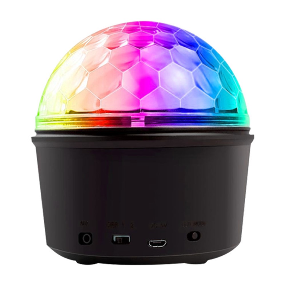 USB Disco Light Светодиодный Crystal Magic Ball Light 9 Colors Звучит