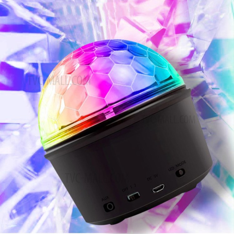 USB Eingebaute Batterie Fernbedienung LED-Bühne Licht Ton Aktivierte Magische Kugel-6