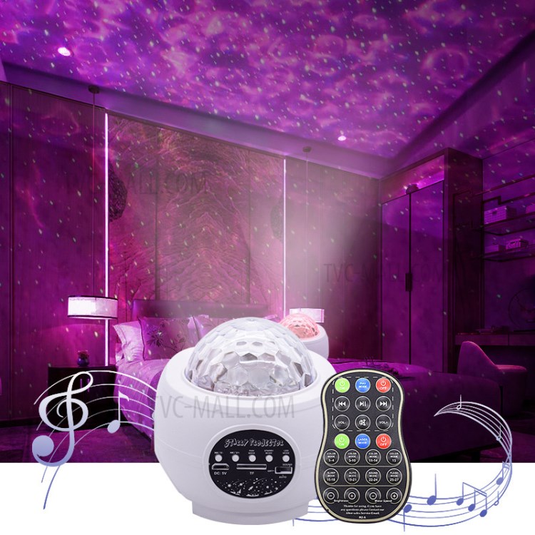 Bluetooth Starlight Projection Lamp Night Light Star Night Lamp-1