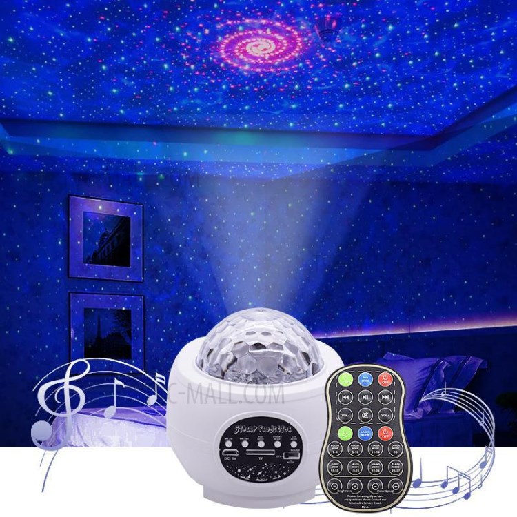 Bluetooth Starlight Projection Lamp Night Light Star Night Lamp-3