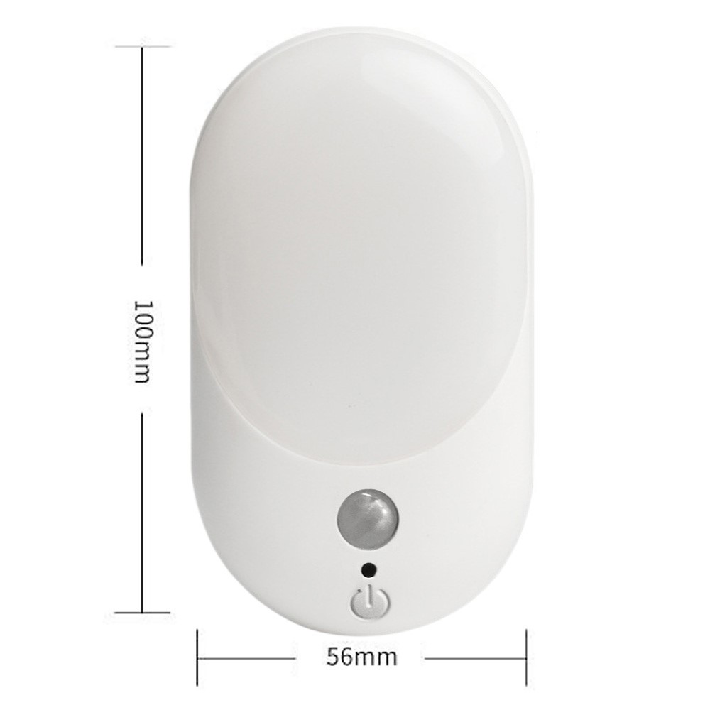Motion Sensor LED Night Light Bedroom Bathroom Corridor Kitchen Stairs Infrared Induction Lamp with Remote Controller - EU Plug-10