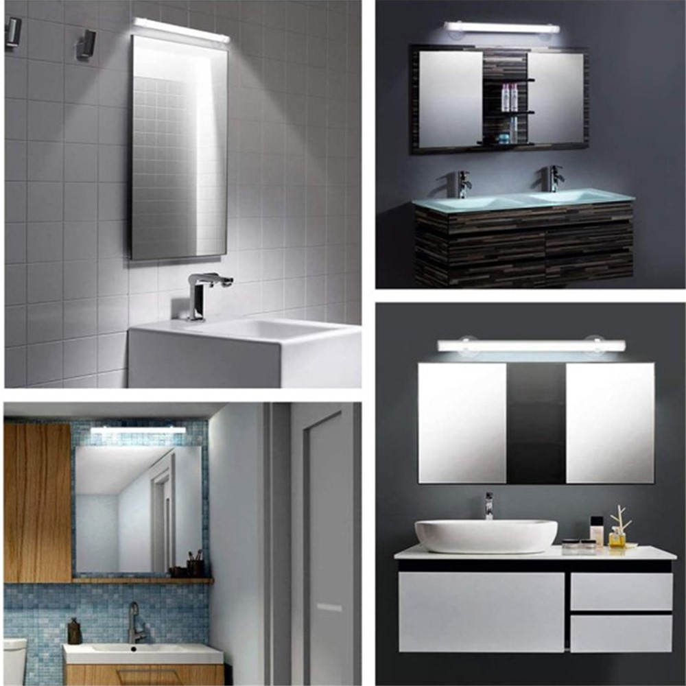 Rechargeable Touch Switch Beauty Mirror Front Light Vanity Dressing Mirror LED Light Bar-6