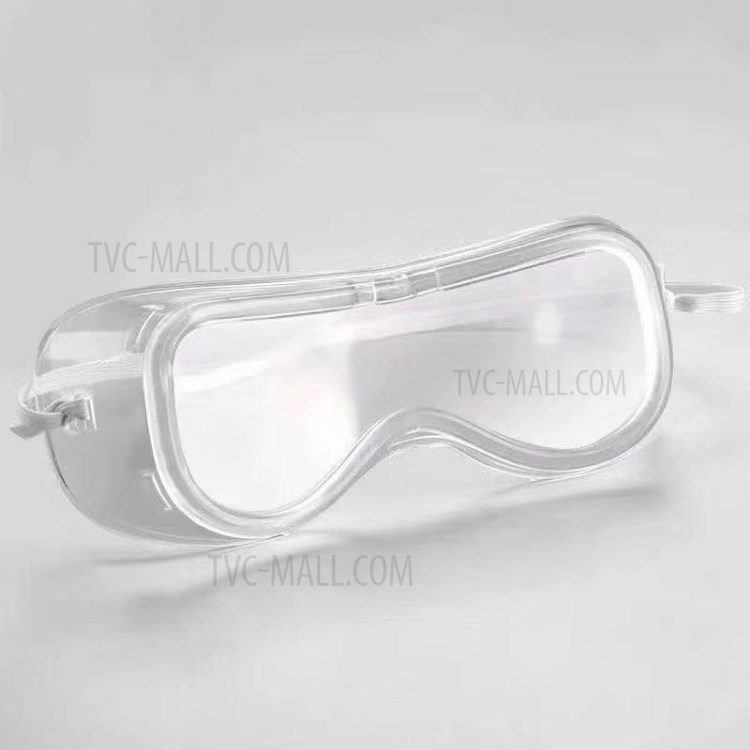 Lente Blanda De PVC De Ventilación Indirecta Gafas De Seguridad, Protector Con Correa Ajustable-1