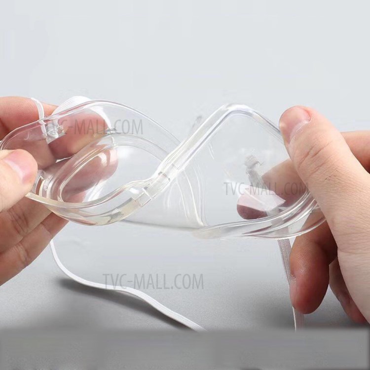 Lente Blanda De PVC De Ventilación Indirecta Gafas De Seguridad, Protector Con Correa Ajustable-10